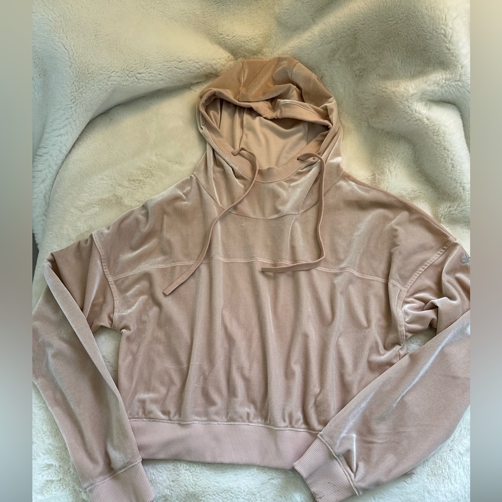 Alo Blush Pink Velvet pullover S
